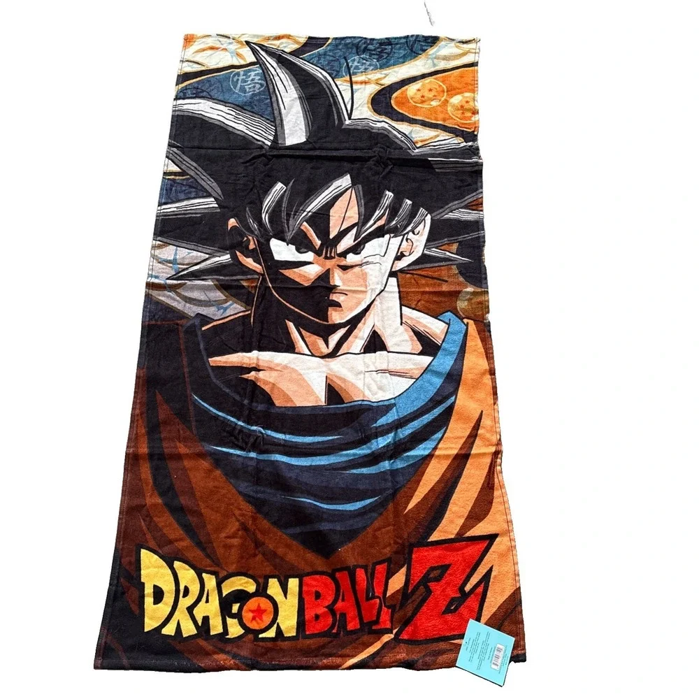 Dragonball Z Goku Beach Towel Anime character cotton